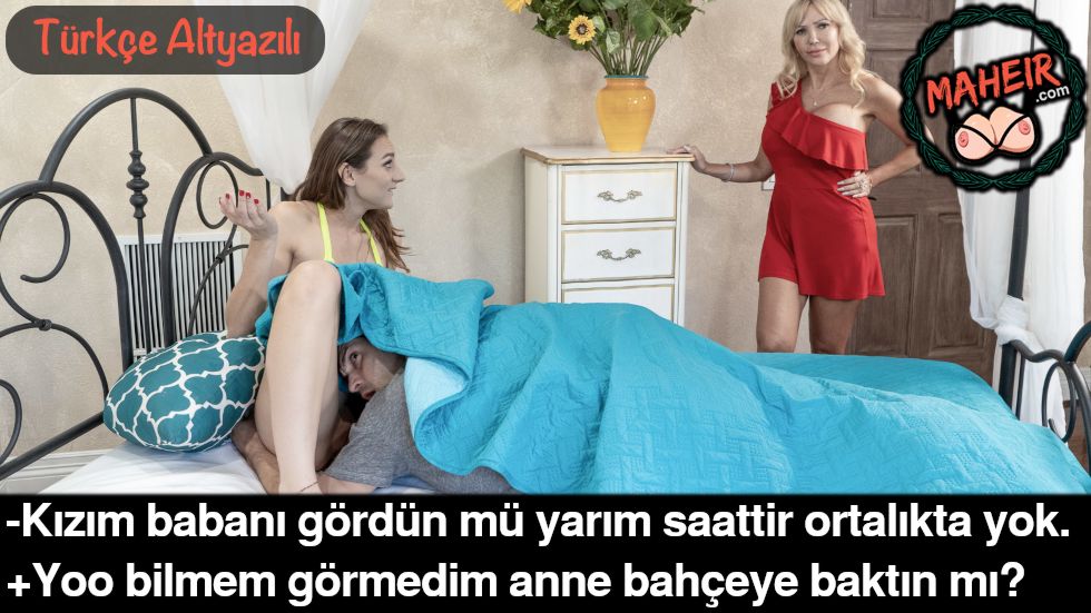 Babam Yorganın Altından Vajinamı Yalarken Annem Odaya Girdi